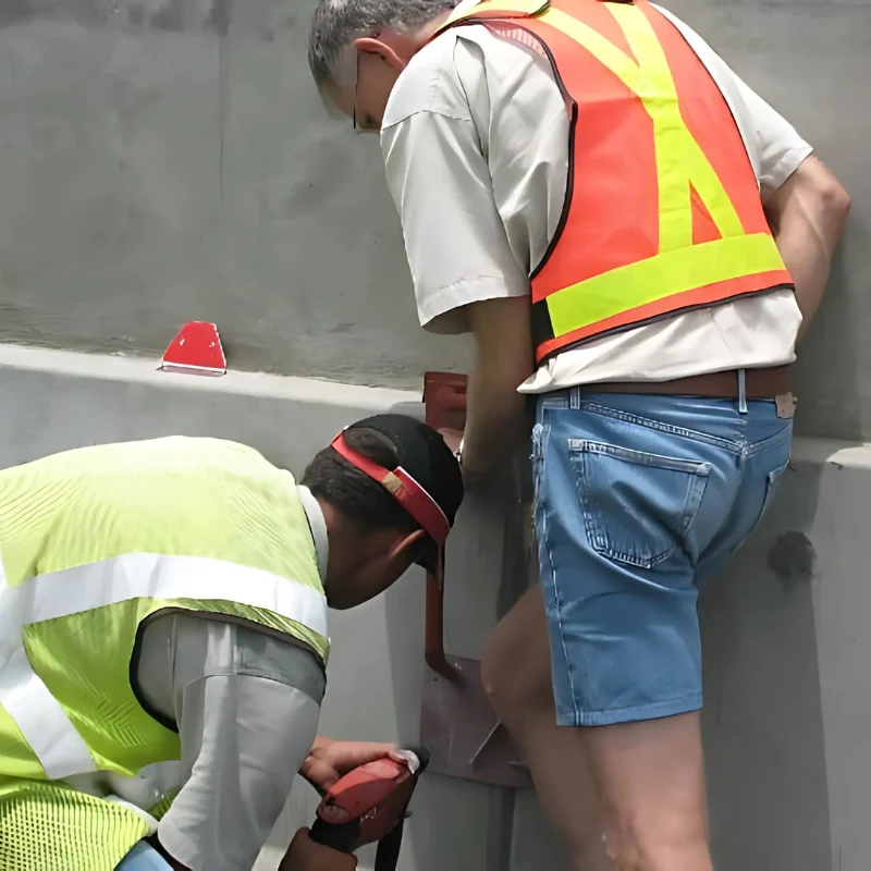 KT-107 median reflector installation