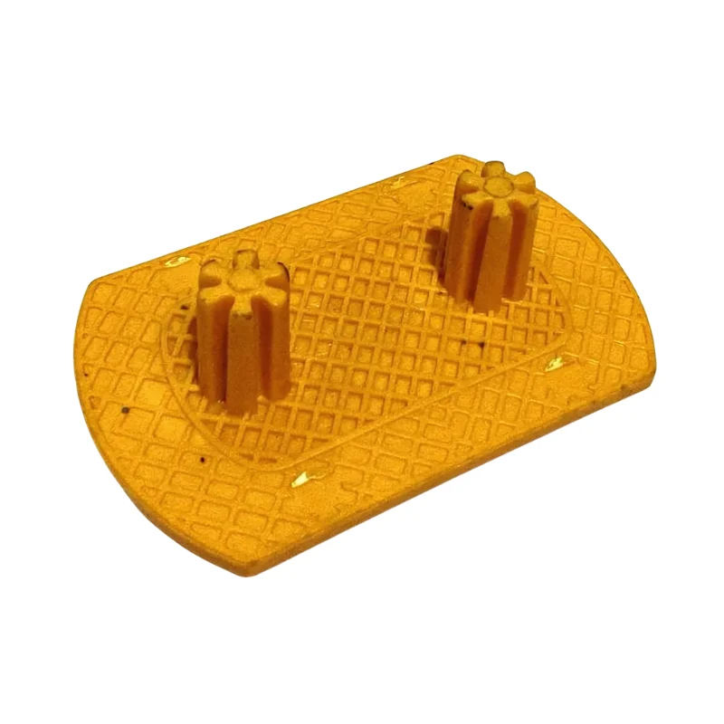 Double-shank road stud installation
